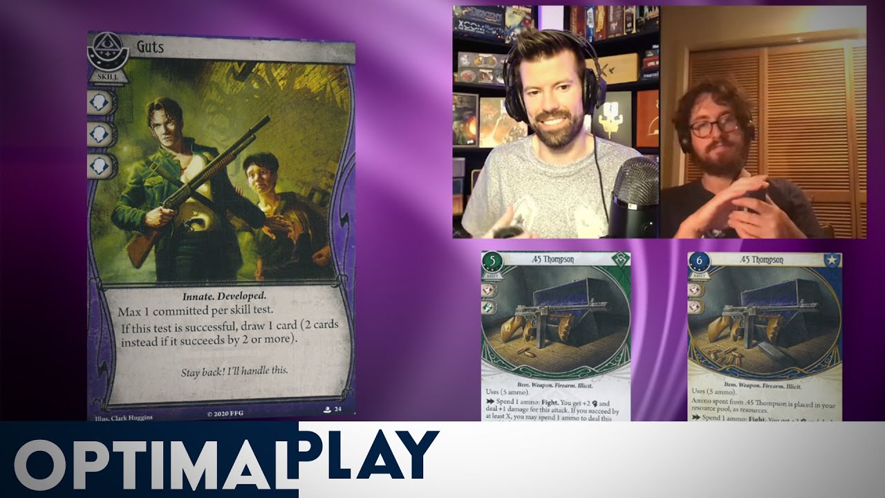 Jacqueline Fine Starter Deck Part 2: Arkham Horror the Card Game First Impressions | Optimal Play