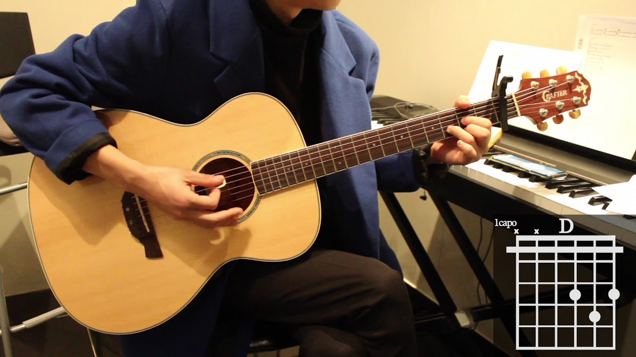 I Need U - BTS Guitar Cover for Beginner Playing by [Musicdrawing]