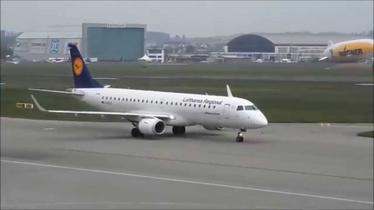 Lufthansa CityLine Embraer 190@ Friedrichshafen Airport