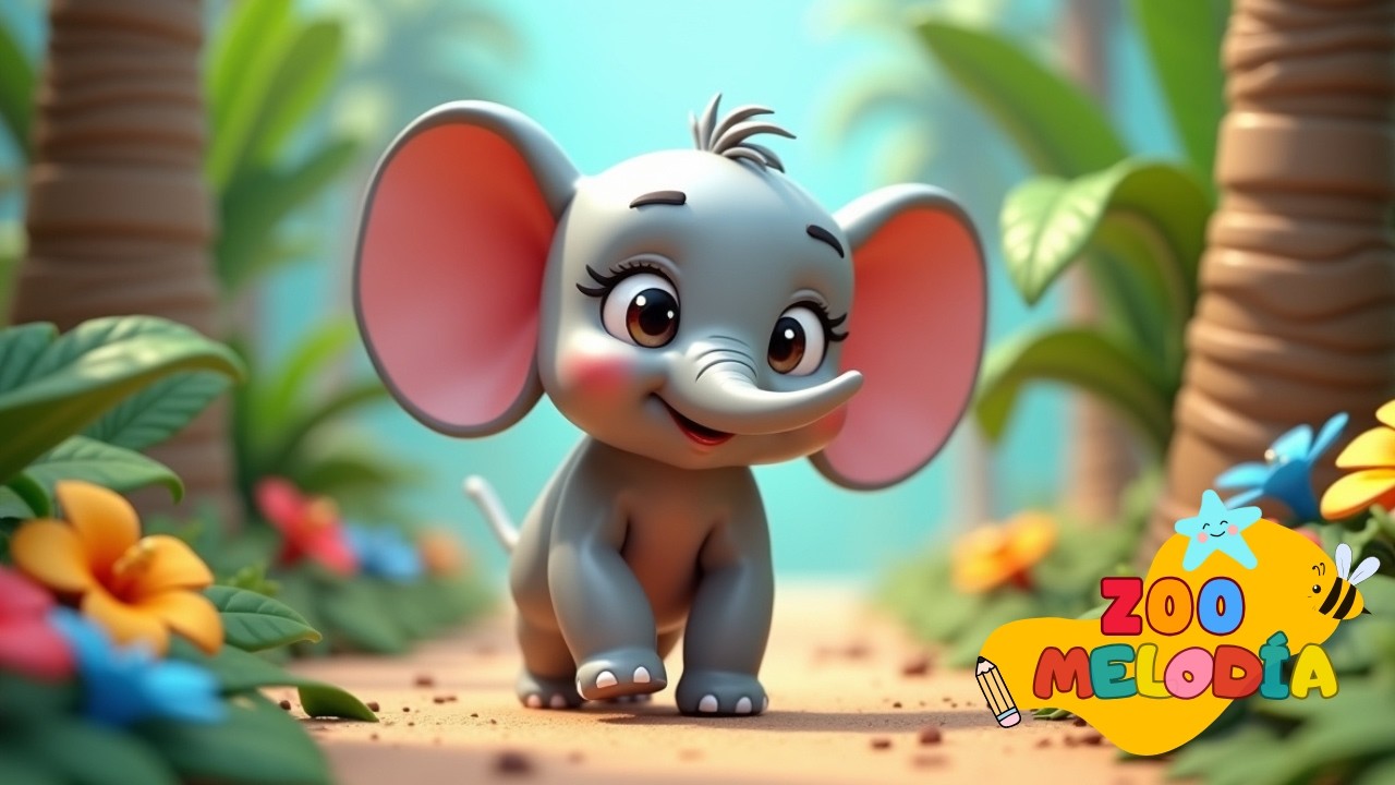 Pum, pum, pum! com Eli, o Elefante | Canções infantis cheias de energía