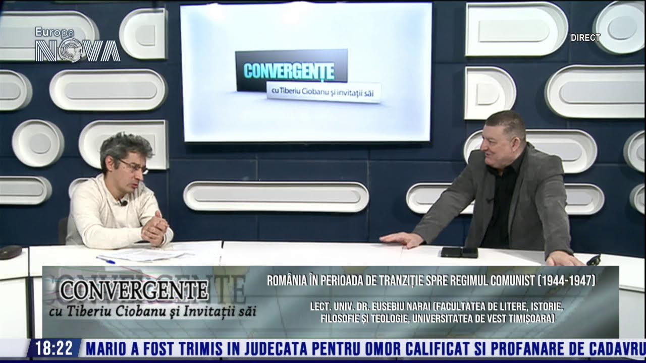 LIVE :  - Convergențe cu Tiberiu Ciobanu - Europa nova - 04.03.2026