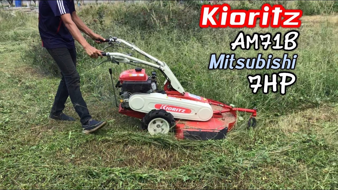 #รถตัดหญ้าเดินตาม Kioritz AM71B Mitsu 7แรง (26,000บาท) คุณลูกค้าบางสะพานครับ🙏💕💕