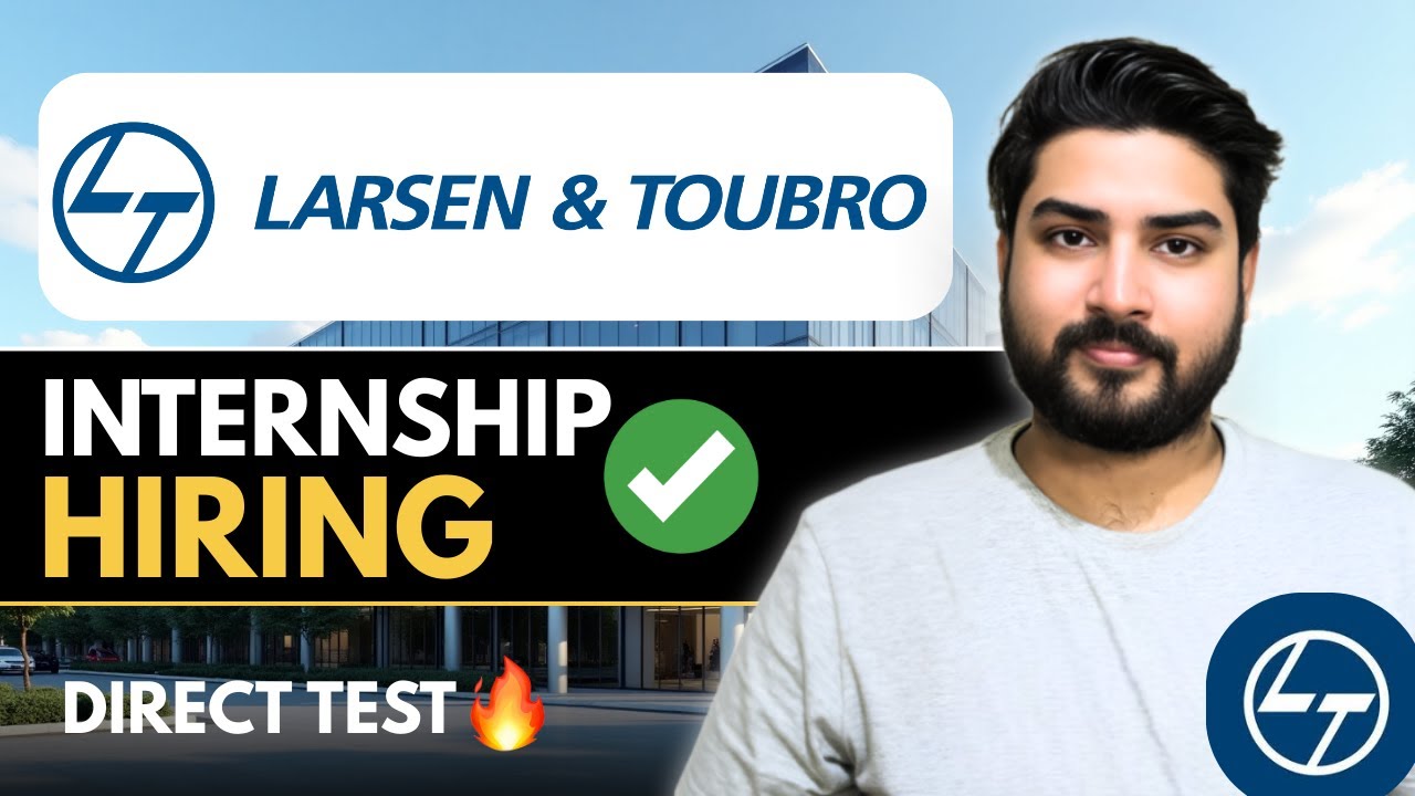 Компания L&T набирает стажеров 🔥 Прямое тестирование | Полный процесс