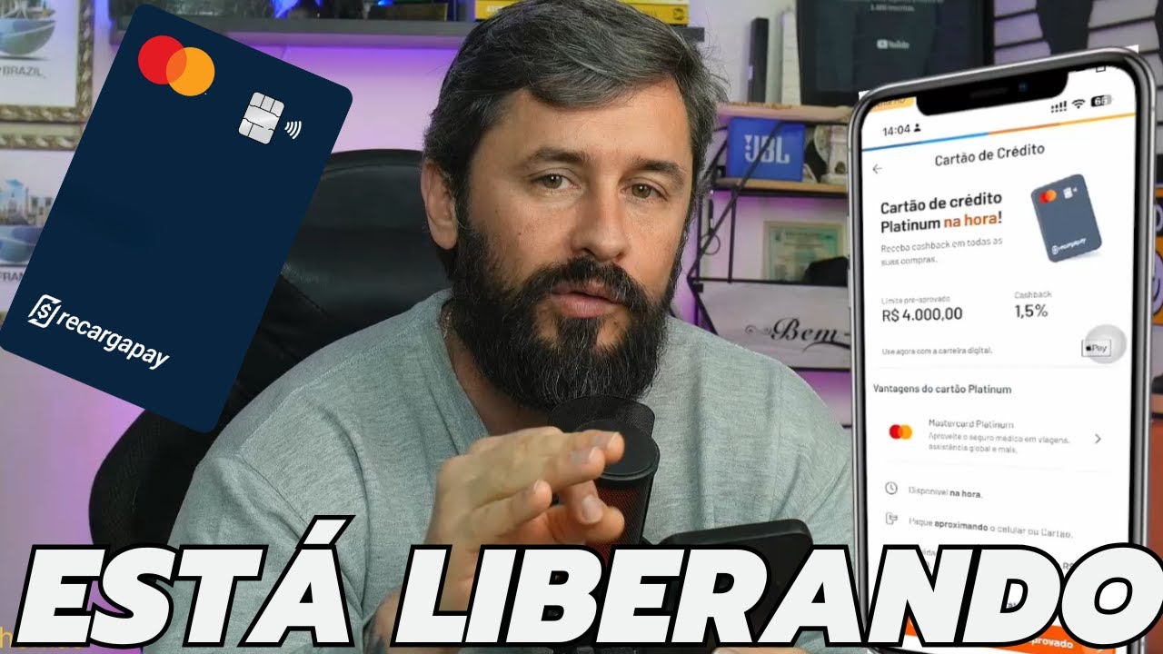 RecargaPay Platinum &eacute; LIBERADO com Limite de R$ 10 MIL e Cashback!