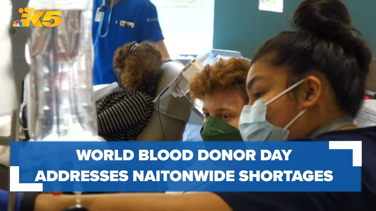 World Blood Donor Day has added focus amid nationwide shortages