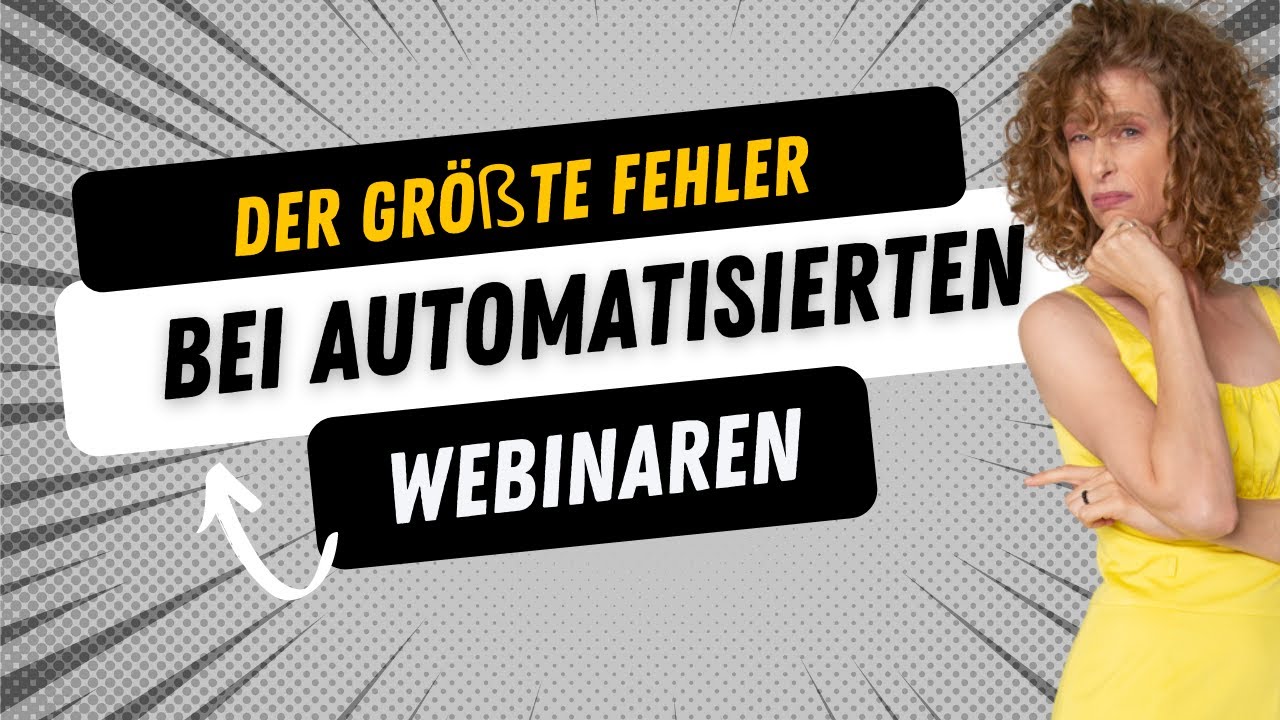 Wie Du ein automatisiertes Webinar aufbaust, das verkauft - und warum es anders ist als live