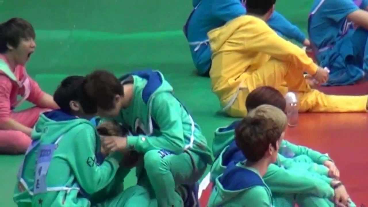 130128  EXO FUNNY @ MBC idol star olympic sports 2013