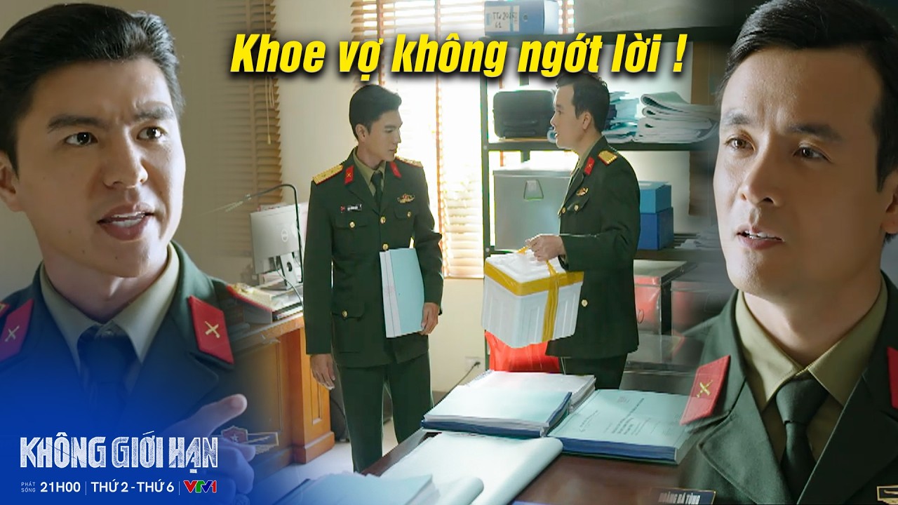 KHÔNG GIỚI HẠN | Màn KHỌE VỢ TRÁ HÌNH của đồng nghiệp khiến Kiên ĐỨNG HÌNH | VTV Phim