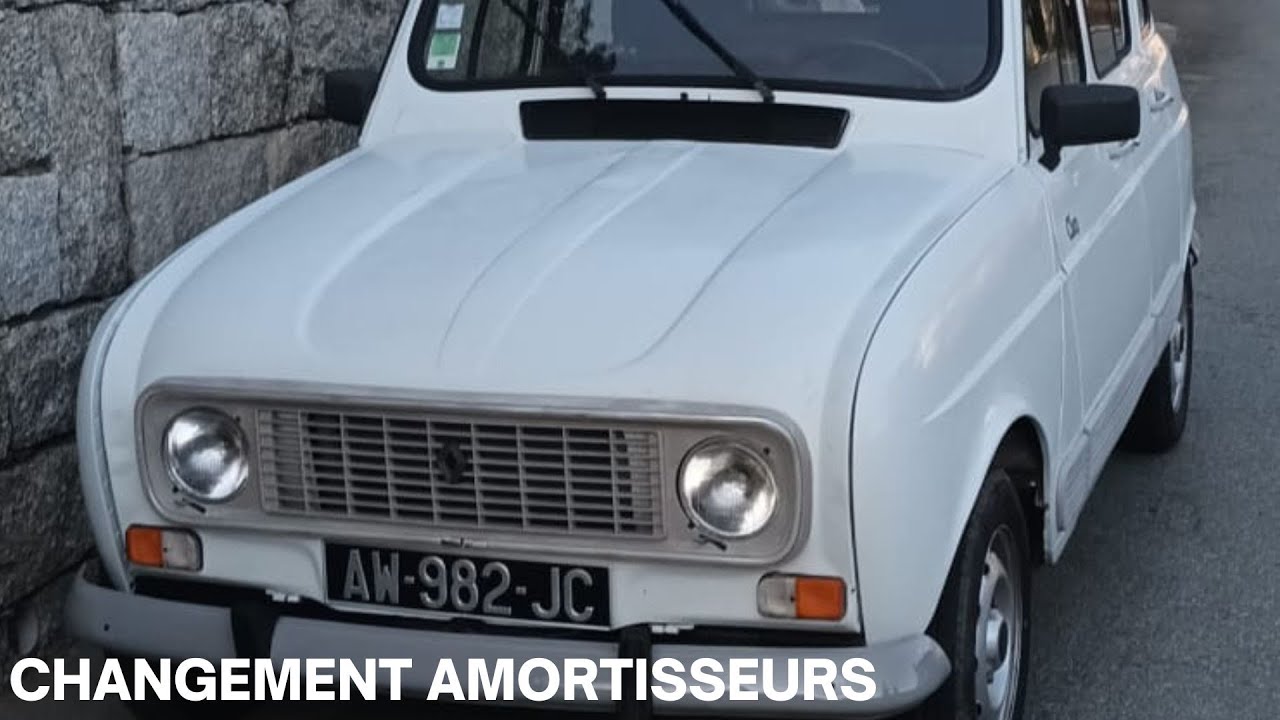 CHANGEMENT AMORTISSEURS ARRIERES  DOUBLE 4L ET 75000KM