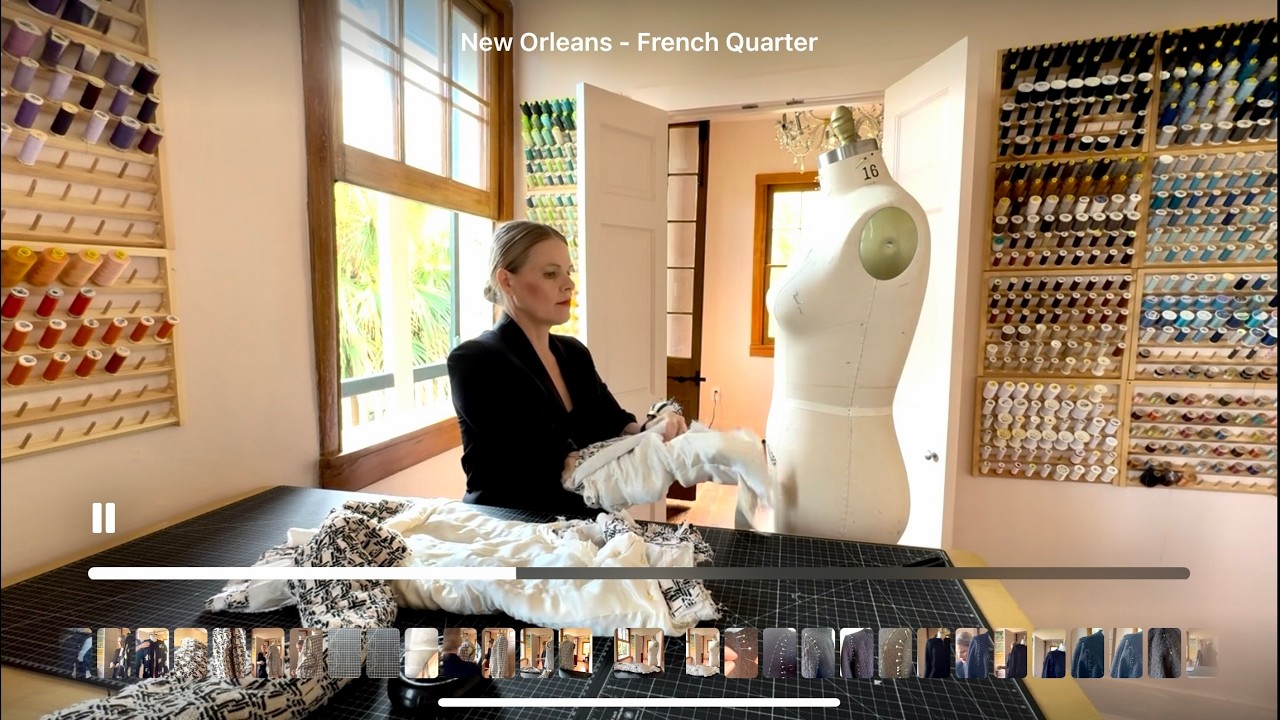 Part Two - Sewing a Couture French Jacket from Muslin to Trim / Cutting the Solid Fabric