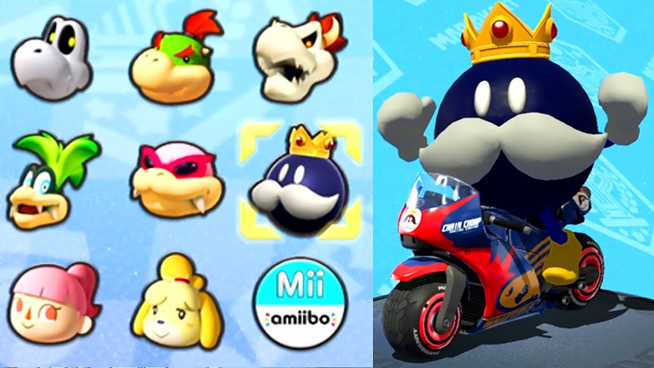 King Bob-omb in Mario Kart 8 Deluxe! (Boomerang Cup)