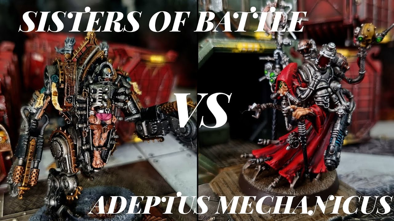 New codex! Adeptus Sororitas Vs Adeptus Mechanicus. New Pariah Mission Deck. 40k 10.5 edition.