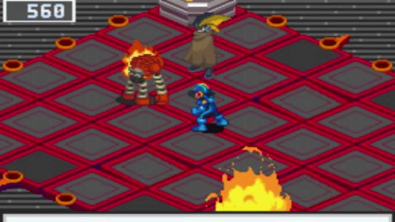 Megaman Battle Network 3 Blue - Flameman and Bass