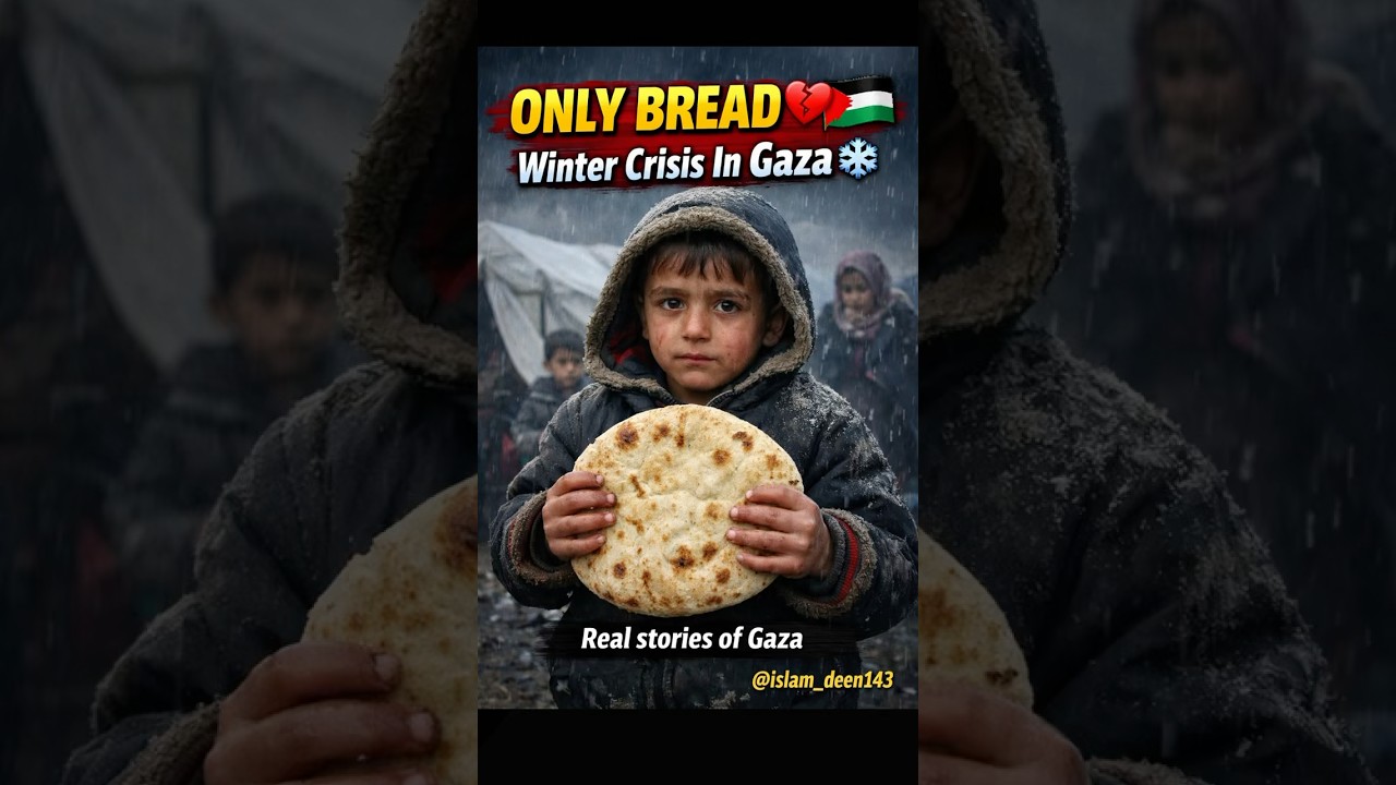 Hunger in Gaza 🇵🇸 |Just Bread, Just Survival 💔 