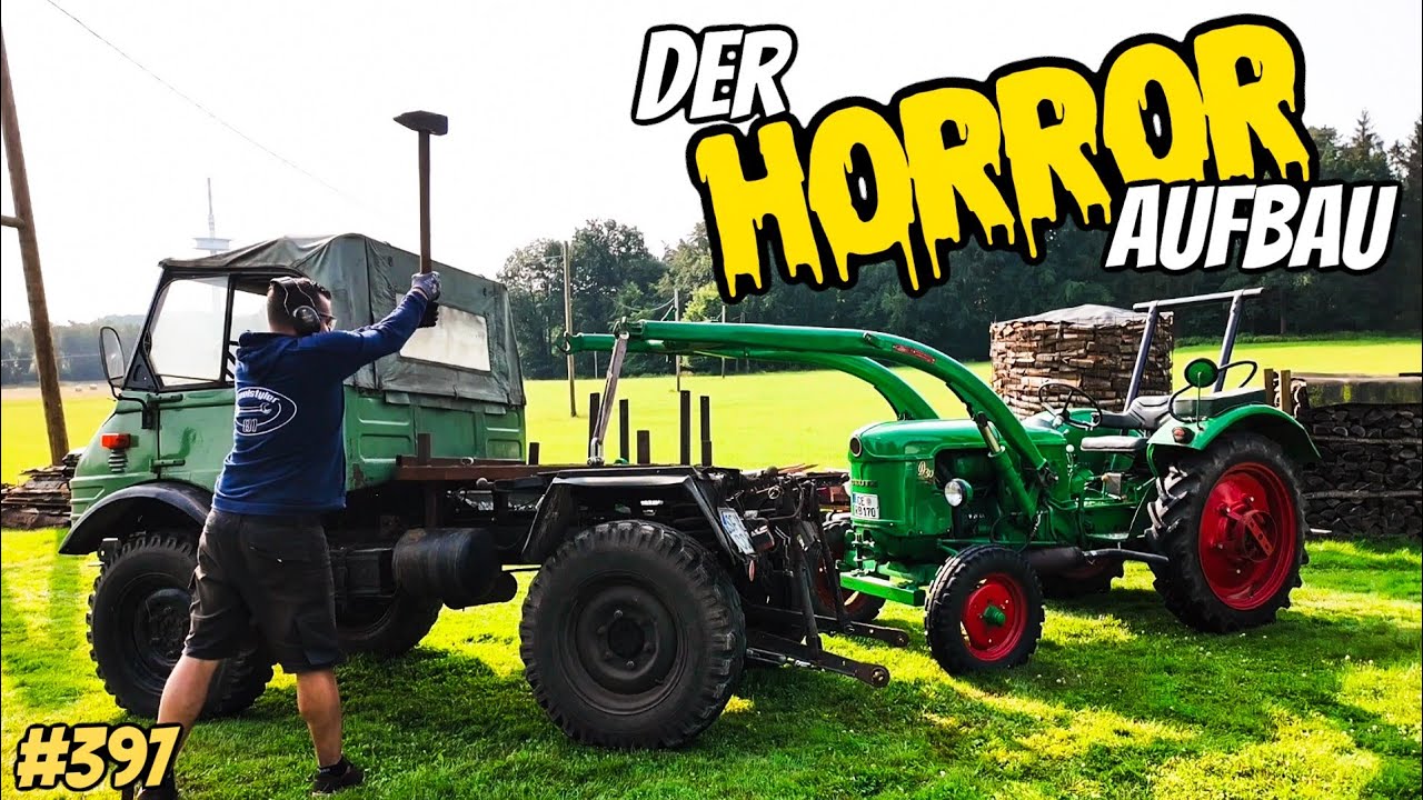 Der Deutz hebt ab | Mit Gewalt am UNIMOG 421 Cabrio | Die Pritsche kommt drauf | #vlog 397
