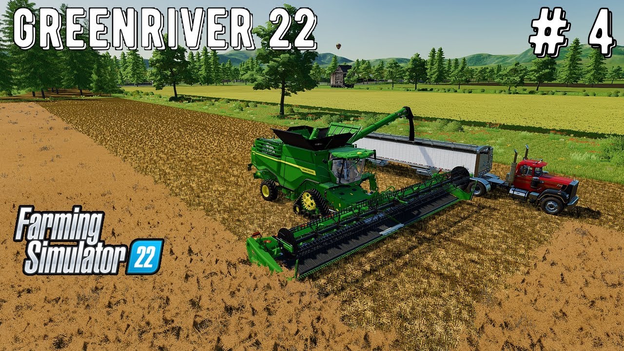 farming Simulator 22 fs22 timelapse Ep # 4 GreenRiver 22   fs22 Mods