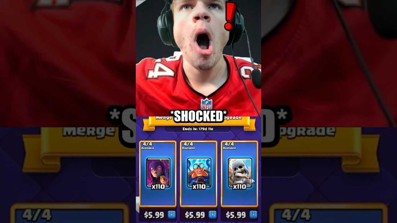 Jynxzi в шоке от находки секретного магазина в Clash Royale! 😱🤯