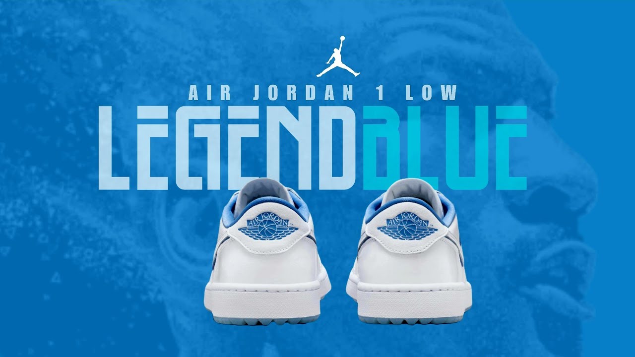 Air Jordan 1 Low Golf LEGEND BLUE 2026 | Официальный первый взгляд и подробности