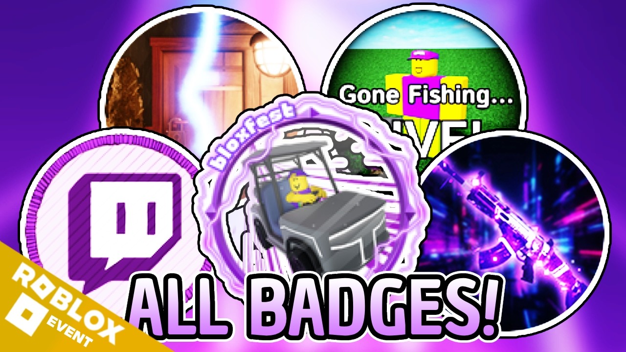 [EVENT] HOW TO GET ALL 5 BADGES IN RB BATTLES X TWITCH BLOXFEST EVENT - ROBLOX