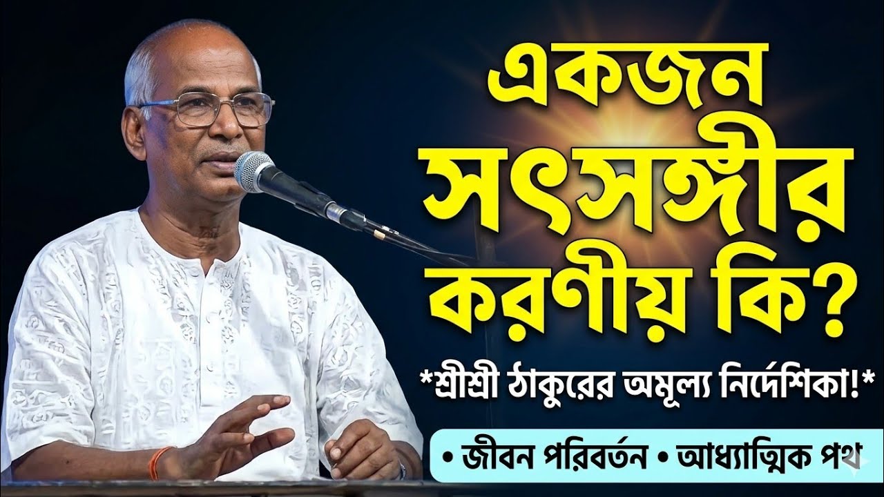 একজন সৎসঙ্গীর করণীয় কি??? শ্রী তাপস মাইতির বিশেষ  আলোচনা 🔥 Satsang message 