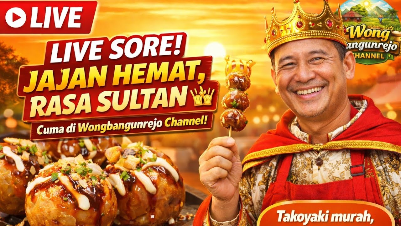🐙🔥 LIVE SORE! JAJAN HEMAT, RASA SULTAN!
