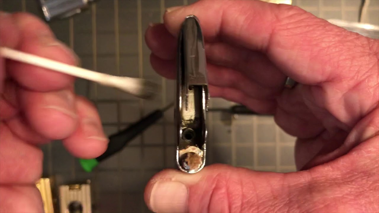 How To Disassemble To Repair A Ronson Adonis Petrol Lighter That Will Not Spark