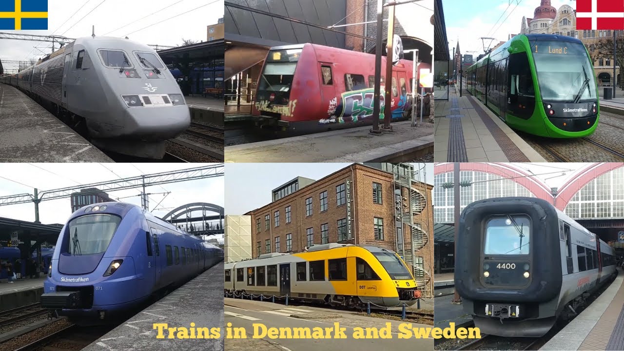 Trains in Denmark and Sweden - Trainspotting I DSB I S-Tog I &Ouml;resundst&aring;g I SJ I Sk&aring;netrafiken