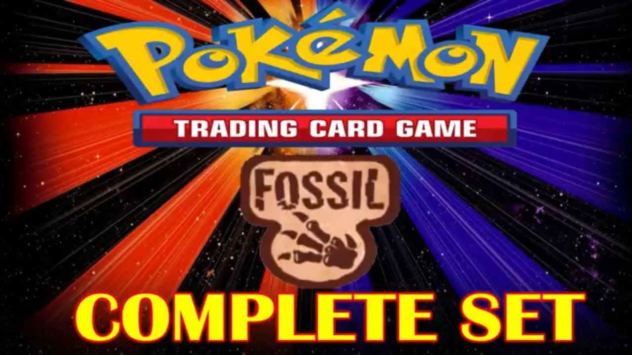 COMPLETE 2000 FOSSIL Expansion Set Pok&eacute;mon Card Collection! EVERY CARD SHOWN!