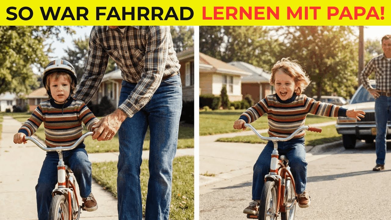 So war Fahrradfahren lernen in den 70ern & 80ern - unvergesslich!