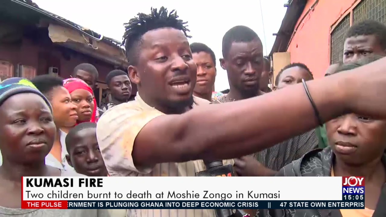 Kumasi Fire: Two children burnt to death at Moshie Zongo in Kumasi- The Pulse on JoyNews (27-7-21)