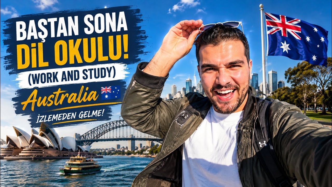 BAŞTAN SONA DİL OKULU! (Work and Study) Australia 🇦🇺 İzlemeden Gelme!