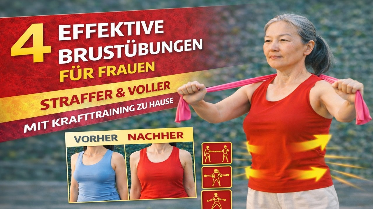 4 effektive Brust&uuml;bungen f&uuml;r Frauen &ndash; Straffer & voller mit Krafttraining zu Hause