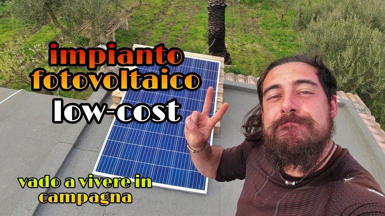 IMPIANTO FOTOVOLTAICO (fai da te) lowcost