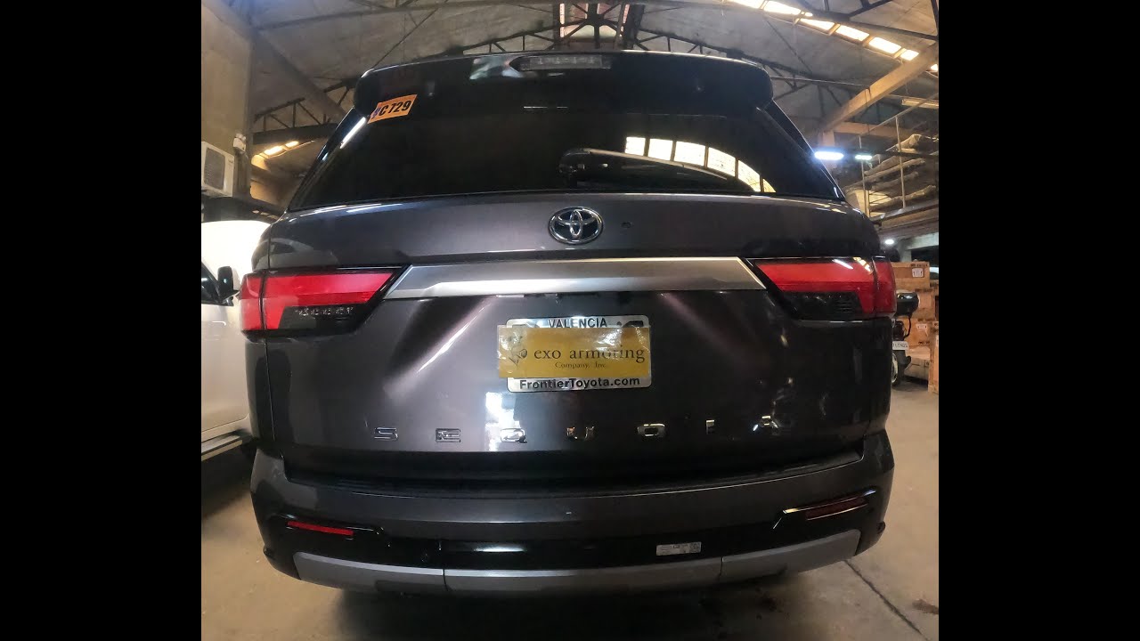 BULLETPROOF OF TOYOTA SEQUOIA CAPSTONE | ASSAULT RIFLE PROTECTION | EXO ARMORING CO., INC.