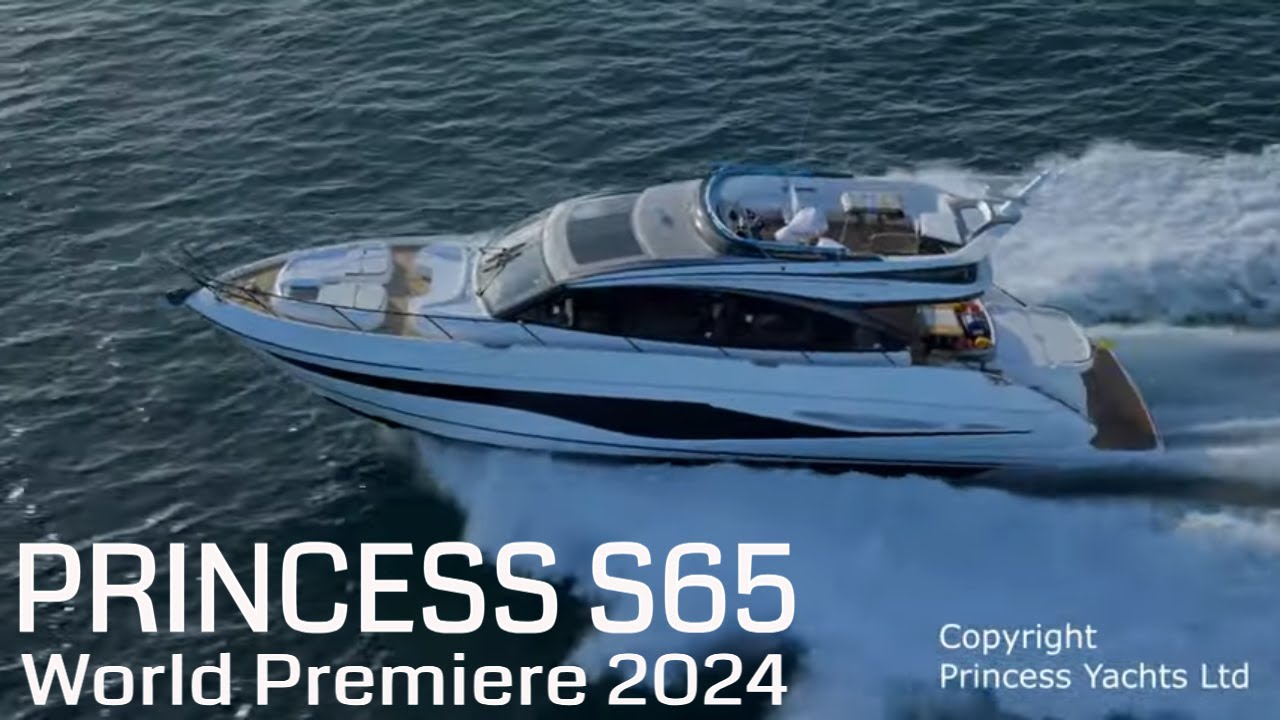 Мировая премьера Princess S65 в Каннах 2024