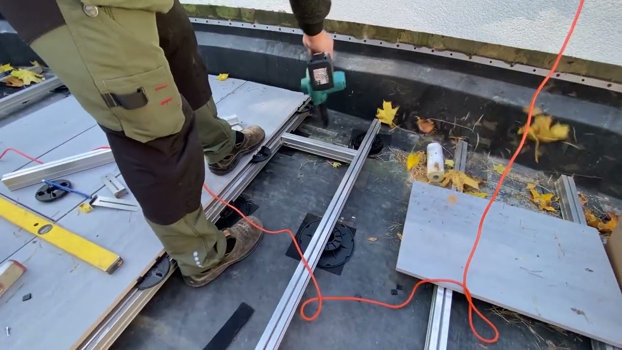 Terasos plytelių 40x80 montavimas balkone | DIY | MDS Terasos