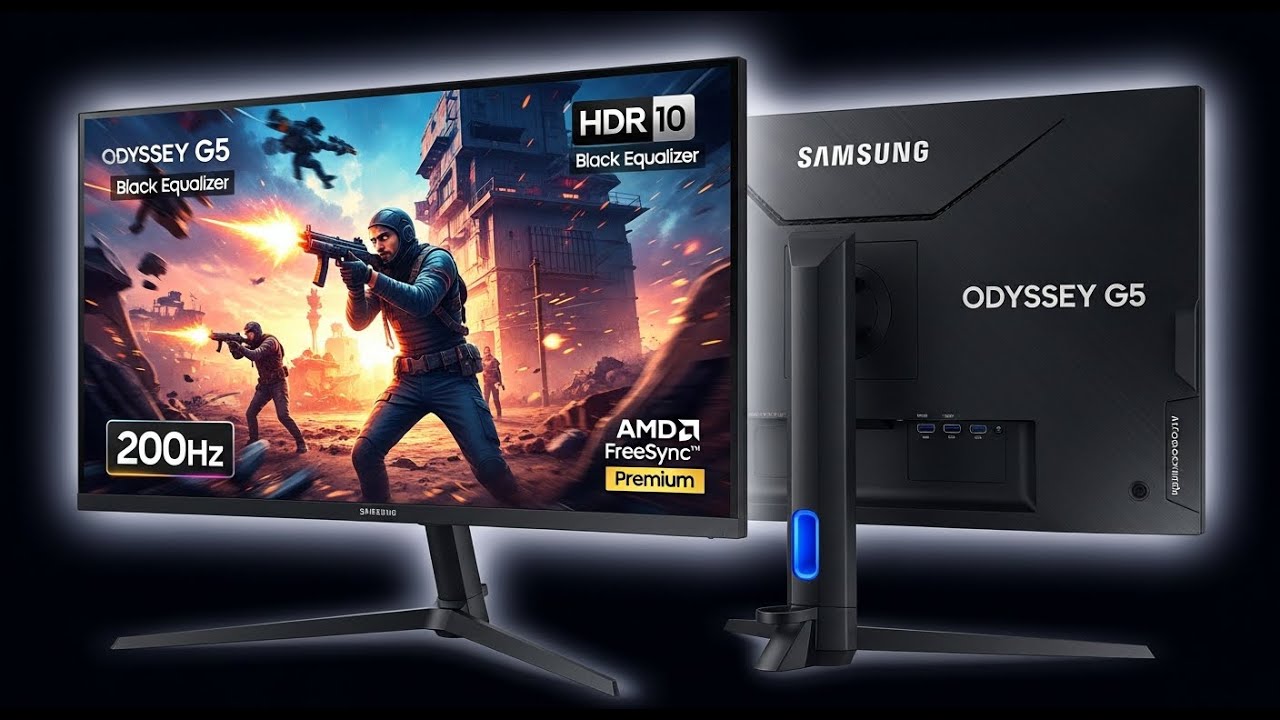 Samsung Odyssey G5 G53F Review | 27" QHD Gaming Monitor, 200Hz, HDR10, FreeSync