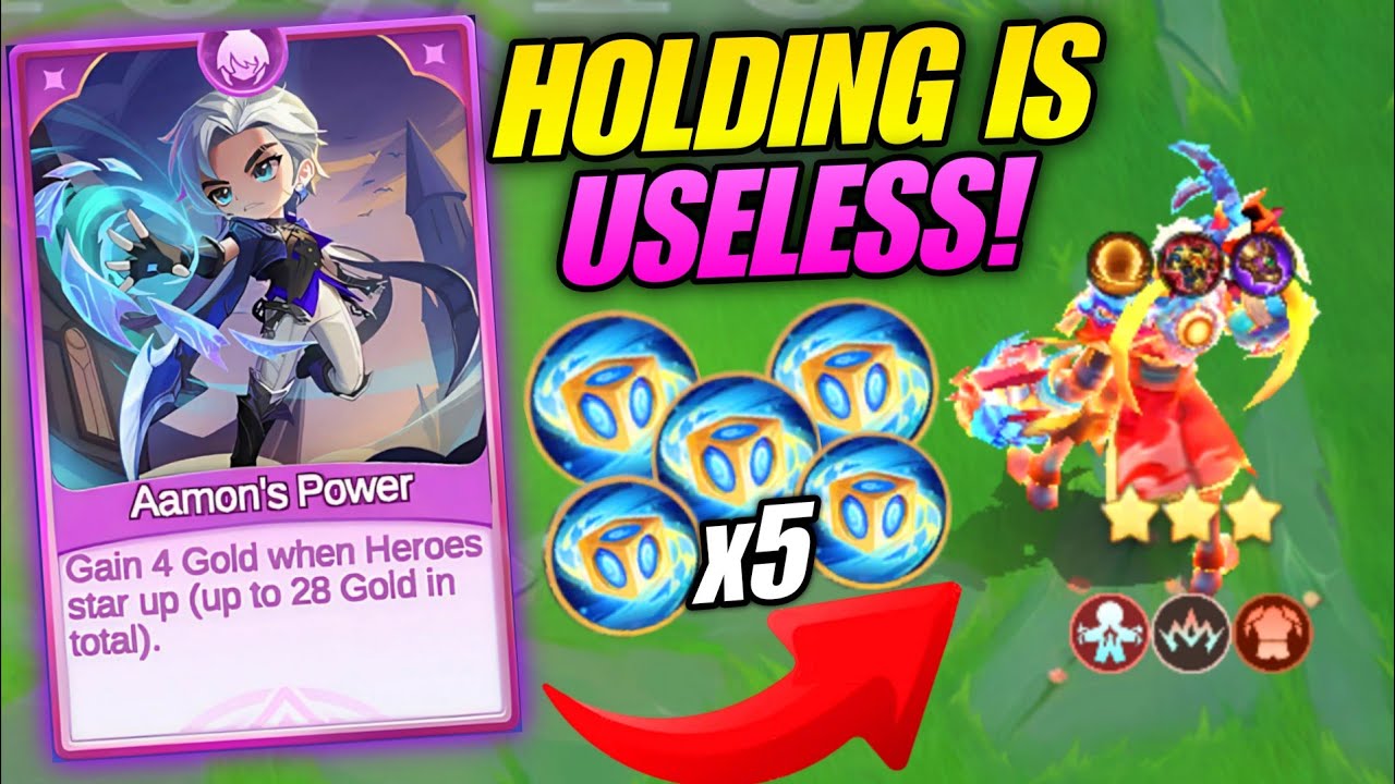 This 5 MIRROR DEVICE + AAMON POWER CARD Combo is UNSTOPPABLE in Magic Chess Go Go!
