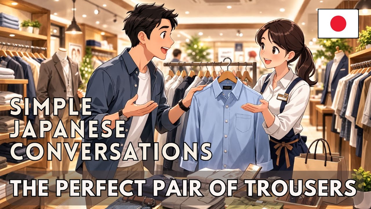 The Perfect Pair of Trousers  | 2 MIN Listening Practice (N5-N4)