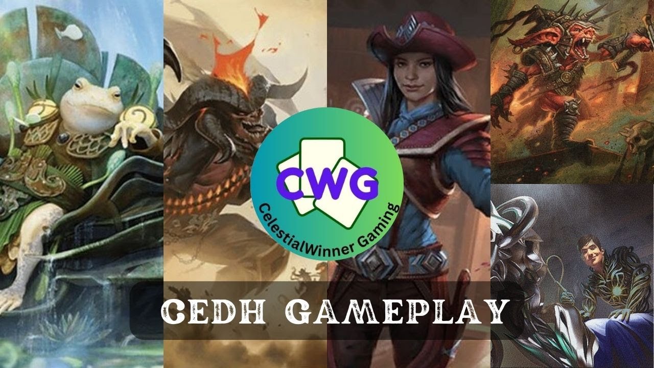 CEDH Gameplay! Glarb vs Rakdos vs Stella Lee vs Rograkh/Silas