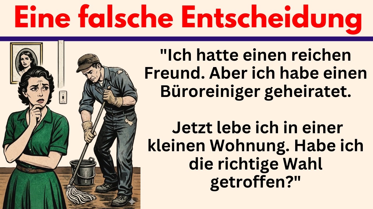 #138  | Eine falsche Entscheidung  – Deutsch lernen mit wahre Geschichte