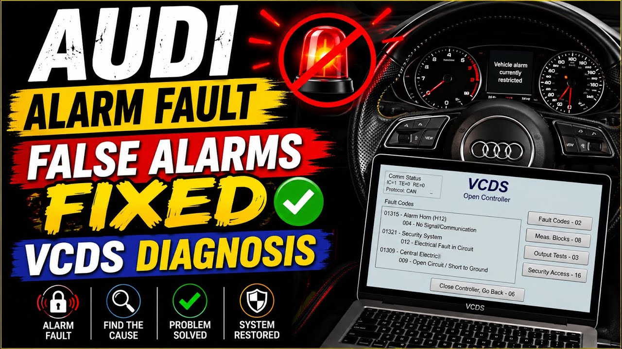 Ложные тревоги Audi отключены с помощью VCD