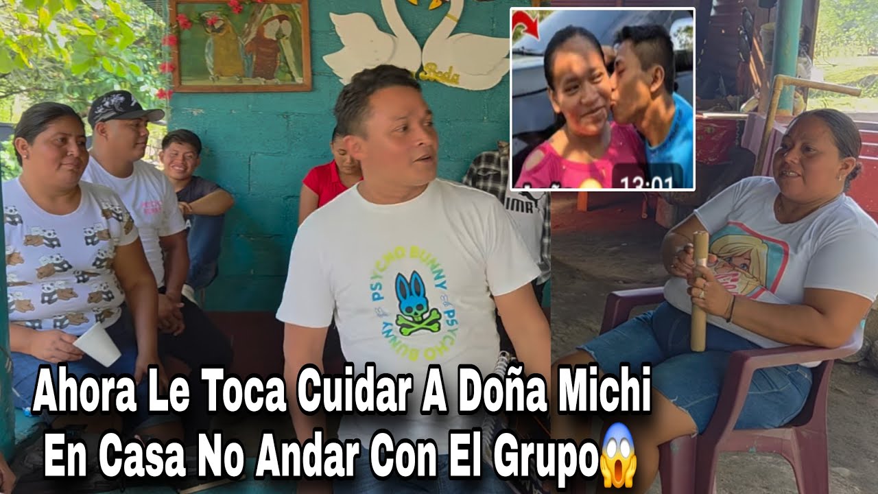  Rosa Saco A Jucho Por Qe Griselda Anda Con El Grupo de Brayan Ella En La Casa Cuidando A Doña michi