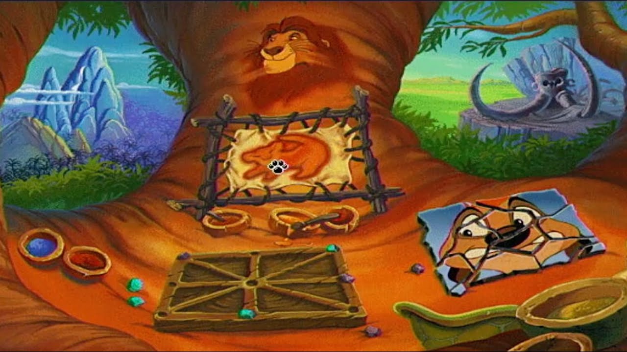 Lion King Activity Center (1995) Rafiki's Tree Part 3: Let's Make Art!