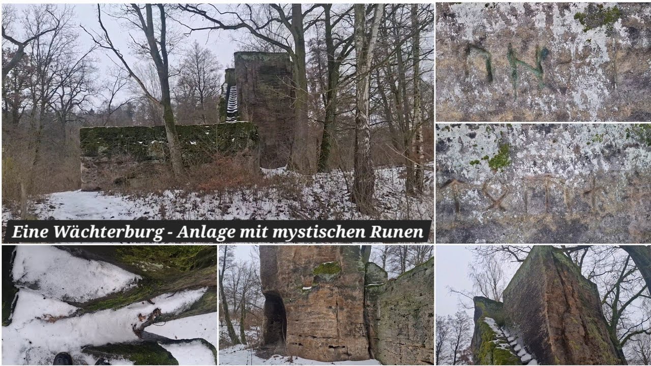 Eine Wächterburg - Anlage mit mystischen Runen