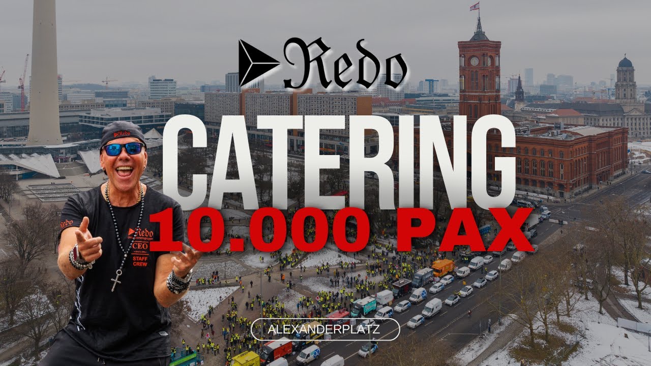 🔥10.000-Personen-Catering am Alexanderplatz – Foodtruck-Flotte in Berlin! 🚛🍔🔥| XXL-EVENT MEGASTRESS!