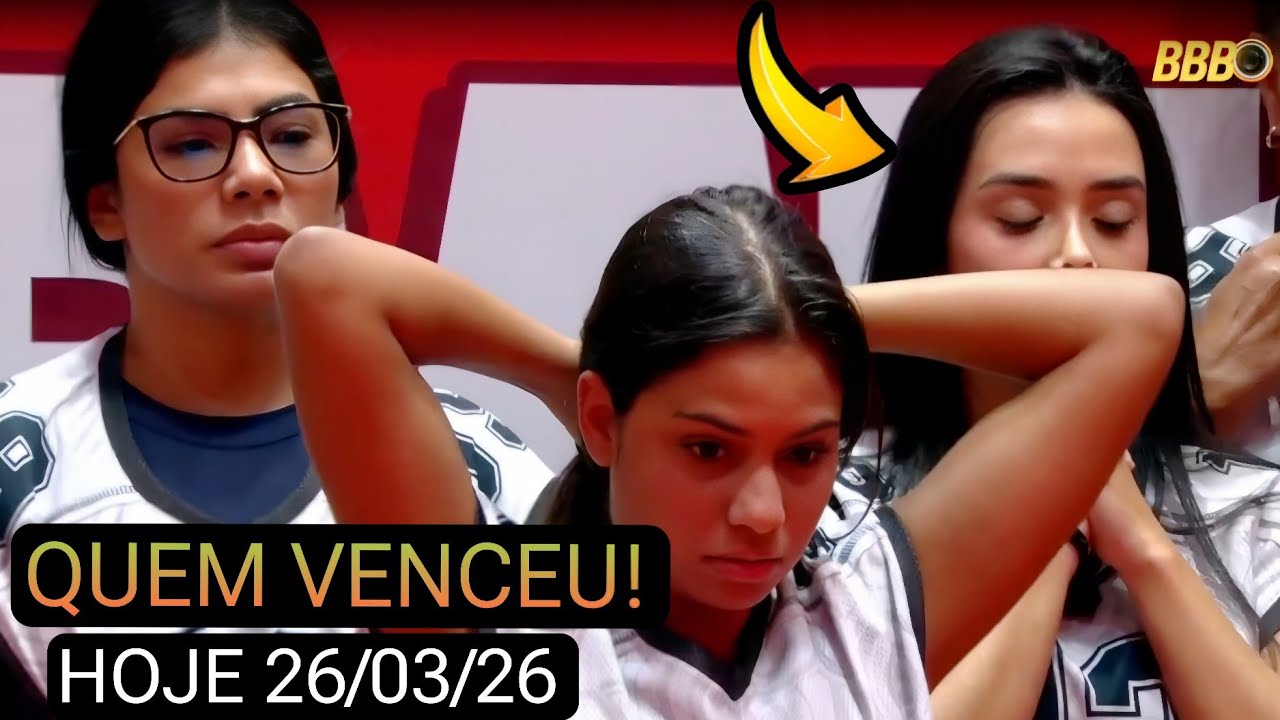 BBB 26: QUEM VENCEU A PRIMEIRA FASE DA PROVA DO L&Iacute;DER AMSTEL AGORA NO BBB 26/03/2026