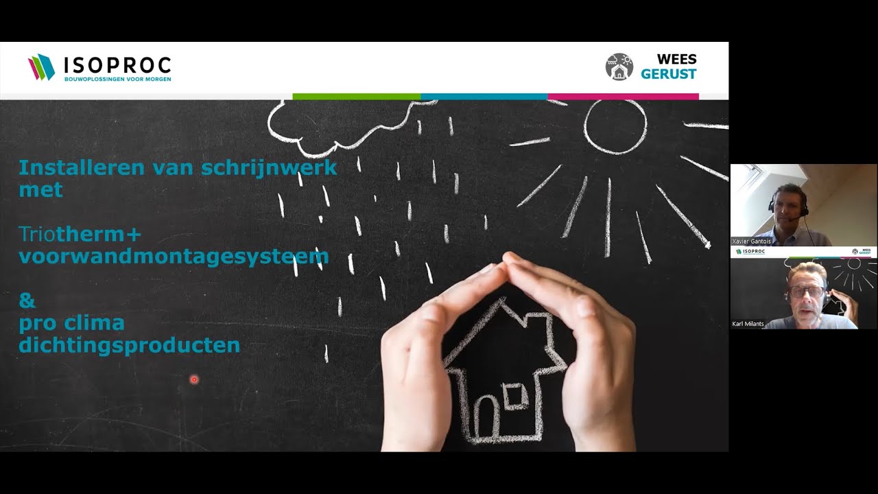 Webinar | Aansluitingen schrijnwerk met pro clima en blaugelb Triotherm+