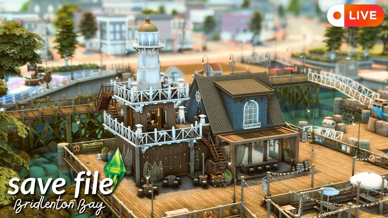 cozy building for my sims 4 Brindleton Bay Save File 🌊