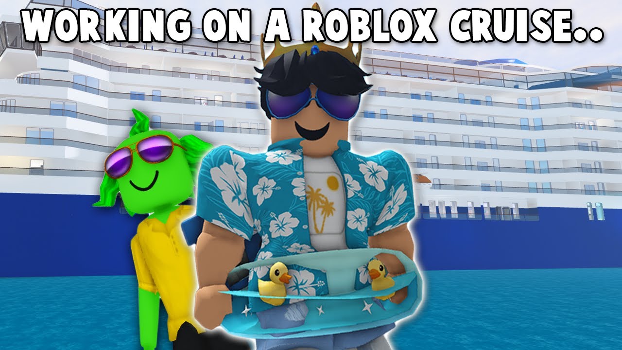 РАБОТАЮ НАД ВЕСЕЛЫМ КРУИЗОМ ROBLOX... лодка затонула